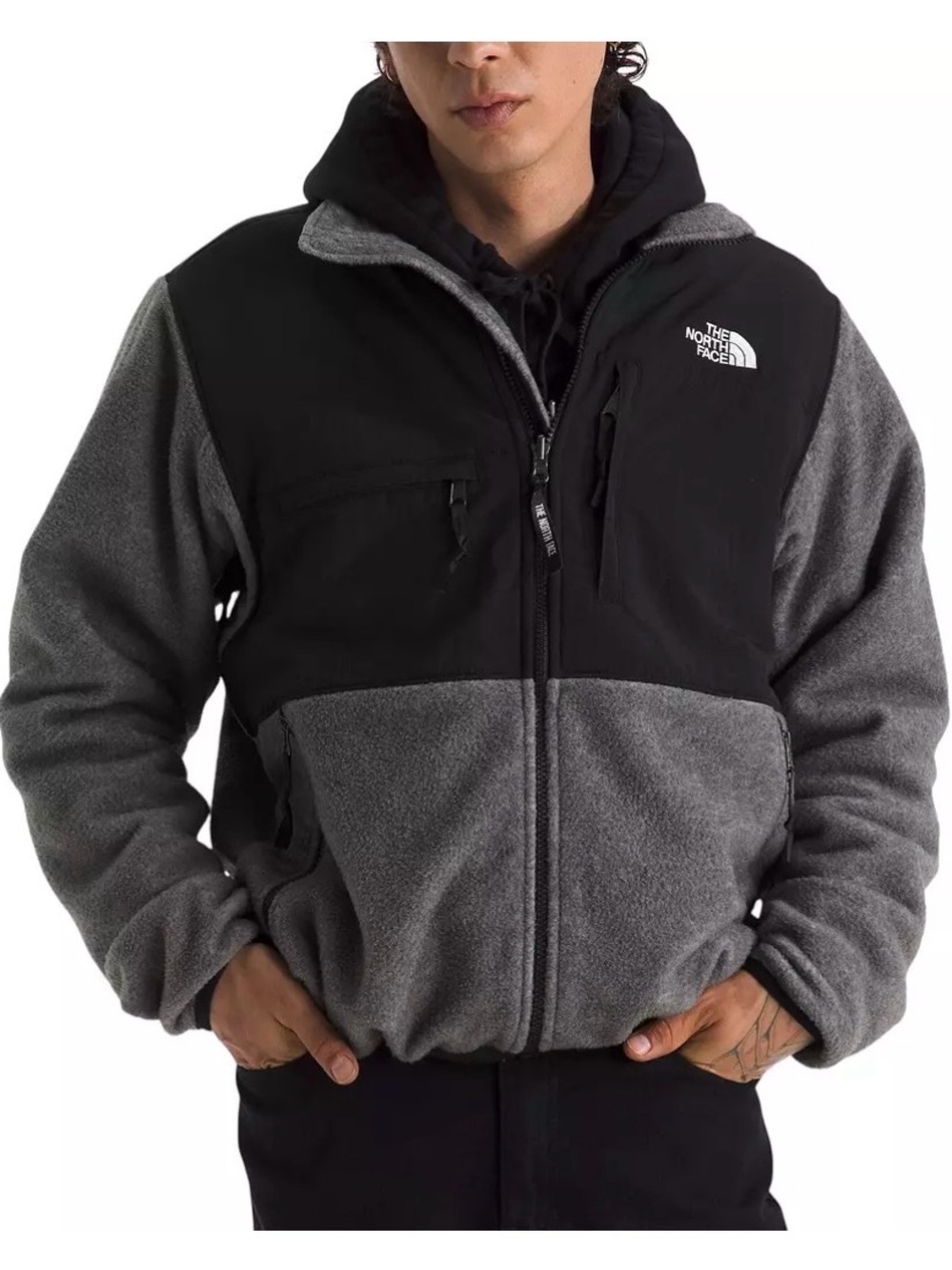 The North Face Men’s Black & Gray Two-Tone Retro Denali Jacket
